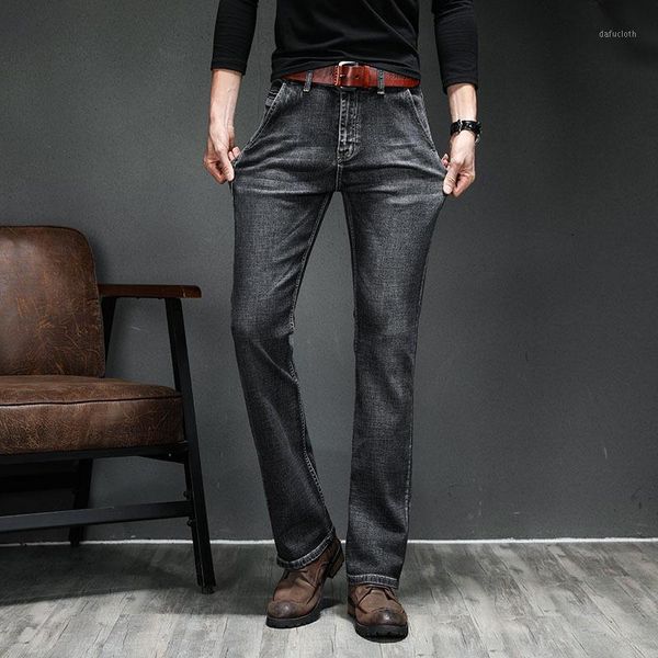 men's jeans 2021 retro stretch loose denim fashion autumn flared pants, Blue
men's jeans 2021 retro stretch loose denim fashion autumn flared pants, Blue