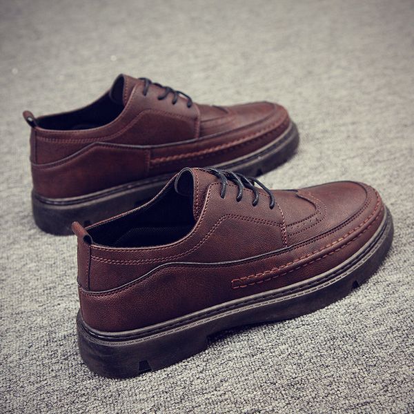 mens shoes spring summer korean style trendy british casual leather business working wear black waterproof fashion
mens shoes spring summer korean style trendy british casual leather business working wear black waterproof fashion