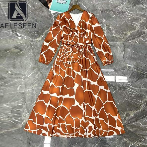 casual dresses aeleseen runway fashion women long dress lantern sleeve v-neck leopard print sashes elegant holiday party, Black;gray
casual dresses aeleseen runway fashion women long dress lantern sleeve v-neck leopard print sashes elegant holiday party, Black;gray