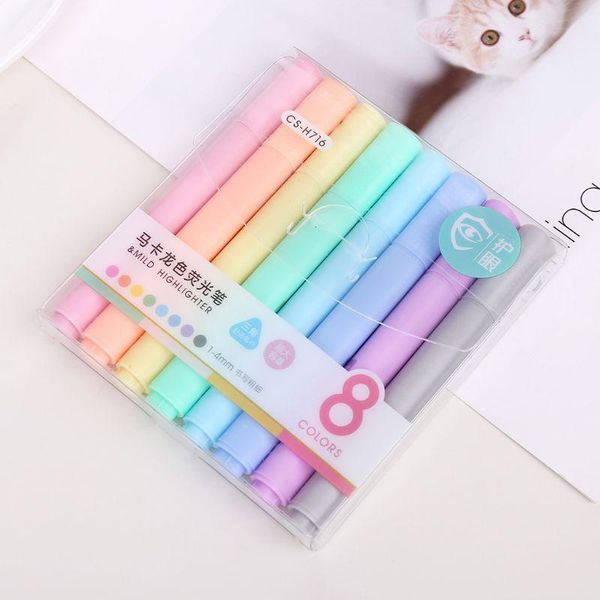 highlighters 8pcs/set creative fluorescent pen highlighter pencil candy color drawing marker, Black;red
highlighters 8pcs/set creative fluorescent pen highlighter pencil candy color drawing marker, Black;red