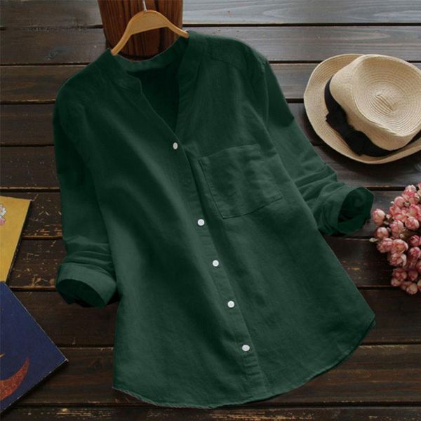 women's t-shirt cotton linen oversized pocket casual hundred female v-neck streetwear long sleeve ropa mujer, White
women's t-shirt cotton linen oversized pocket casual hundred female v-neck streetwear long sleeve ropa mujer, White