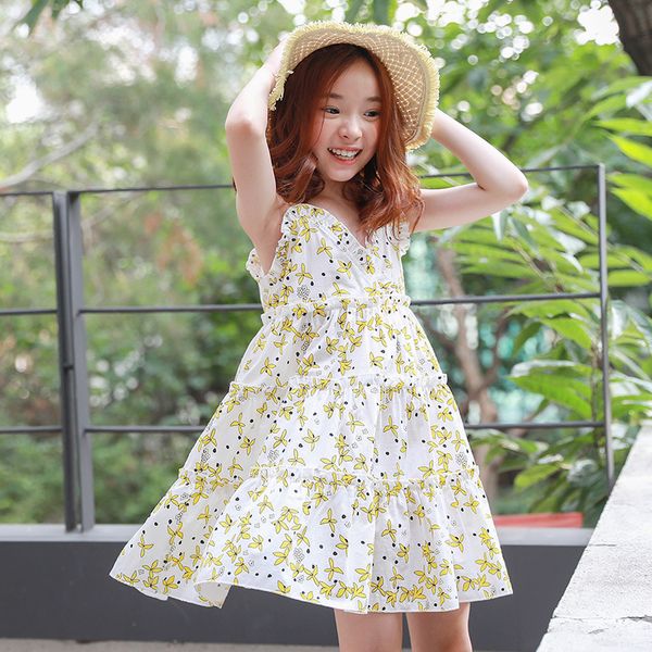 girls dress sleeveless summer dress girl princess floral print kids dress for girl 3 4 6 8 10 12 14 yrs teen girl children cloth, Red;yellow
girls dress sleeveless summer dress girl princess floral print kids dress for girl 3 4 6 8 10 12 14 yrs teen girl children cloth, Red;yellow