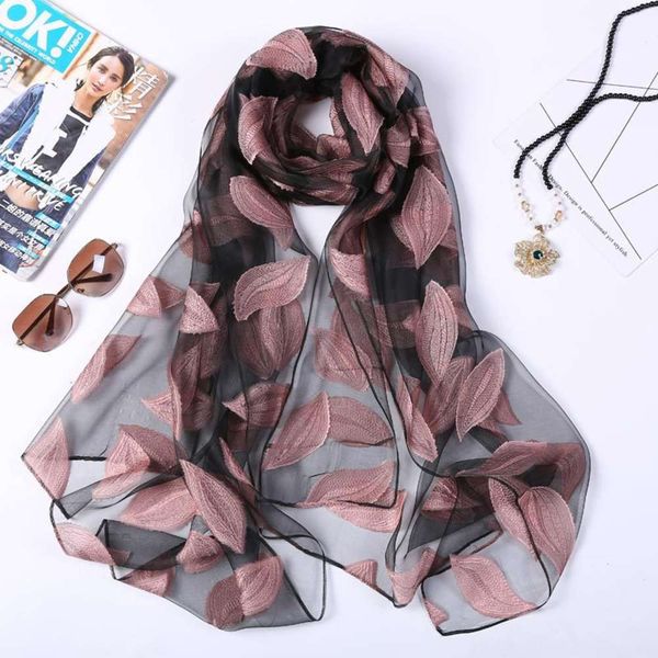 summer new women's pure scarves organza silk like leaves sun protection shawl beach towel, Blue;gray
summer new women's pure scarves organza silk like leaves sun protection shawl beach towel, Blue;gray