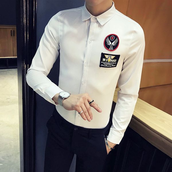 new coreano primavera novo comissrio bordo camisas de manga longa para roupas masculinas 2021 simples fino ajuste casual escritrio blusa 6e5, Black;brown
new coreano primavera novo comissrio bordo camisas de manga longa para roupas masculinas 2021 simples fino ajuste casual escritrio blusa 6e5, Black;brown