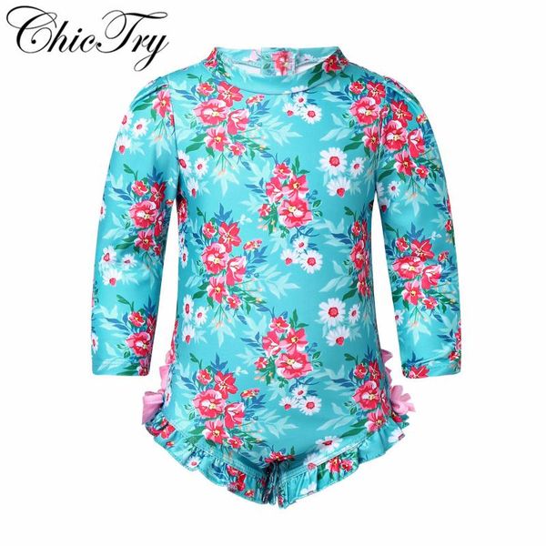 infant baby girls newborn beachwear one-piece long sleeves floral printed with ruffled swimsuit swimwear bathing suit rash guard
infant baby girls newborn beachwear one-piece long sleeves floral printed with ruffled swimsuit swimwear bathing suit rash guard