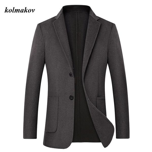 men's wool & blends autumn and winter style business casual double-sided woolen blazers coat solid slim turn-down collar m-3xl, Black
men's wool & blends autumn and winter style business casual double-sided woolen blazers coat solid slim turn-down collar m-3xl, Black