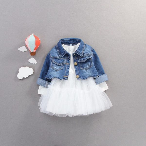 clothing sets fashion kid girls denim mesh dress toddler baby princess outifts 0-3 years 2 pcs /set jacket+dress, White
clothing sets fashion kid girls denim mesh dress toddler baby princess outifts 0-3 years 2 pcs /set jacket+dress, White