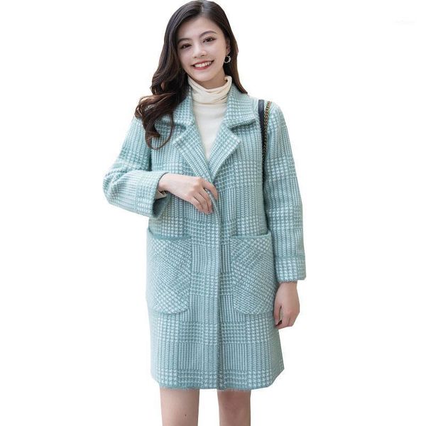 imitation mink velvet jackets women outerwear spring autumn length wool jacket female korean thick slim plaid overcoat lady women's & b, Black
imitation mink velvet jackets women outerwear spring autumn length wool jacket female korean thick slim plaid overcoat lady women's & b, Black