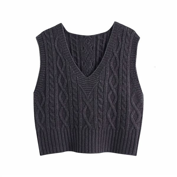 women's sweaters women casual autumn spring black za knitted sleeveless pullover vest female fashion v-neck short chic femme 0wwz, White;black
women's sweaters women casual autumn spring black za knitted sleeveless pullover vest female fashion v-neck short chic femme 0wwz, White;black
