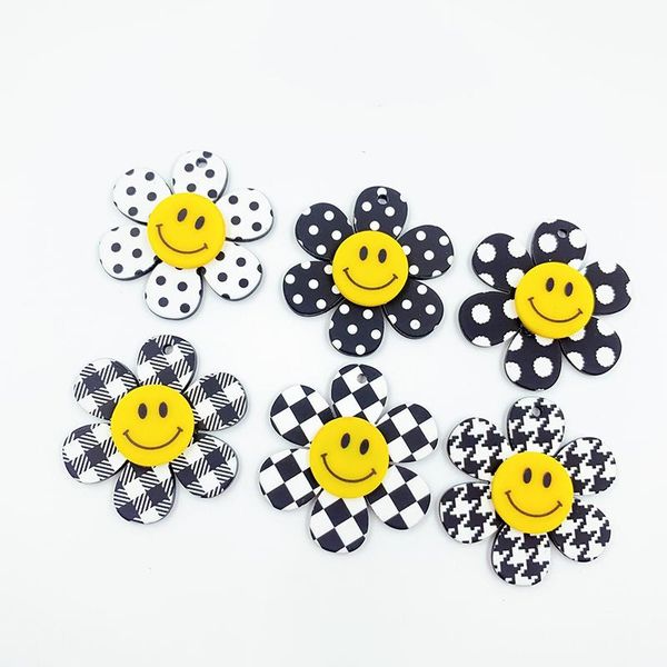 charms 20 pieces 37-65mm diy acrylic flowers with smile beads small pendant.for woman earring chain jewelry making accessories winter, Bronze;silver
charms 20 pieces 37-65mm diy acrylic flowers with smile beads small pendant.for woman earring chain jewelry making accessories winter, Bronze;silver