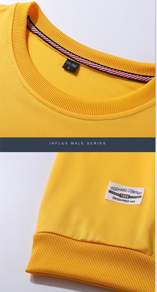 005 soccer jerseys leisure men's suit spring 2021 round neck printed thread sleeve sweater pants fashion football jacket, Black;yellow
005 soccer jerseys leisure men's suit spring 2021 round neck printed thread sleeve sweater pants fashion football jacket, Black;yellow