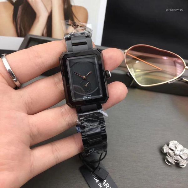 black watch women square quartz waterproof lady wristwatches steel band elegant reloj de mujer, Slivery;brown
black watch women square quartz waterproof lady wristwatches steel band elegant reloj de mujer, Slivery;brown
