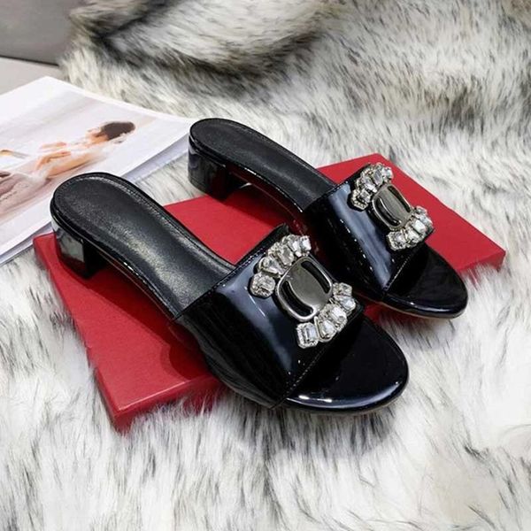 slippers classic brand designwomen's genuine leather summer for woman outside beach women's slides, Black
slippers classic brand designwomen's genuine leather summer for woman outside beach women's slides, Black