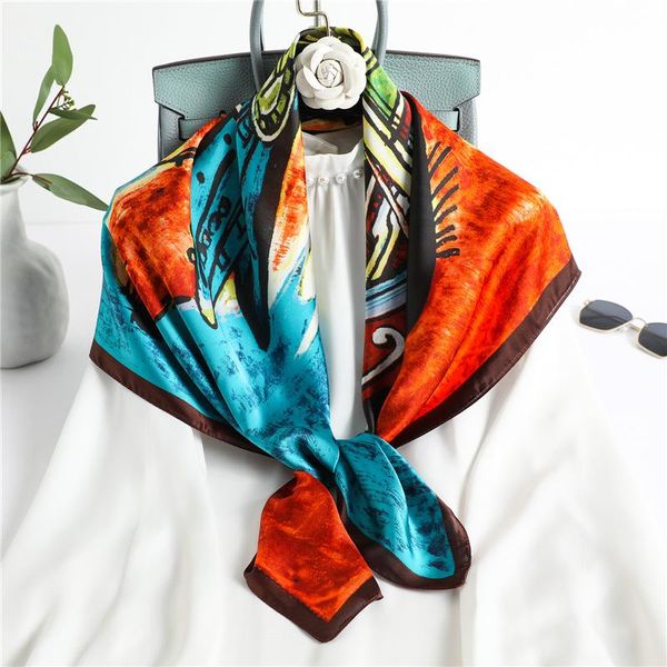 scarves fashion print women silk feeling scarf hijab shawls beach foulard female pashmina headband bandana, Blue;gray
scarves fashion print women silk feeling scarf hijab shawls beach foulard female pashmina headband bandana, Blue;gray