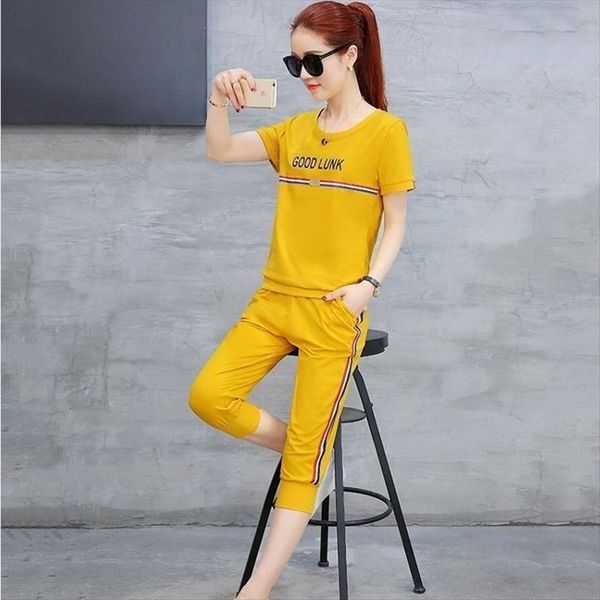casual sports suit summer women tracksuits 2 piece fashion student sportswear short set cropped pants two korean long, Gray
casual sports suit summer women tracksuits 2 piece fashion student sportswear short set cropped pants two korean long, Gray