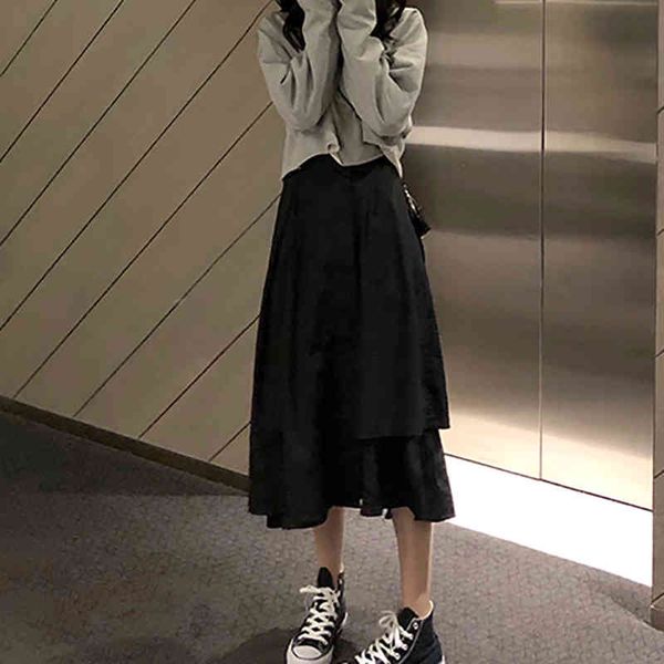 skirts high waist loose women summer irregular black white solid school girls long causal korean pocket female p7bw
skirts high waist loose women summer irregular black white solid school girls long causal korean pocket female p7bw