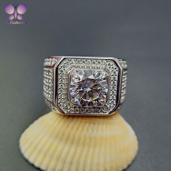 cluster rings a butterfly 100% 925 sterling silver men's wedding ring engagement 10mm sona diamond high-end jewelry, Golden;silver
cluster rings a butterfly 100% 925 sterling silver men's wedding ring engagement 10mm sona diamond high-end jewelry, Golden;silver