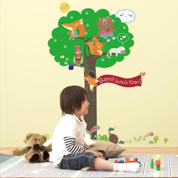 wall stickers cartoon animal tree nursery pvc art decals for kids rooms decoration waterproof wallpaper
wall stickers cartoon animal tree nursery pvc art decals for kids rooms decoration waterproof wallpaper
