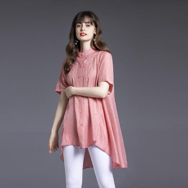 women's blouses & shirts willstage 3xl plus size woman 2021 summer blouse short sleeve irregular long button solid color, White
women's blouses & shirts willstage 3xl plus size woman 2021 summer blouse short sleeve irregular long button solid color, White
