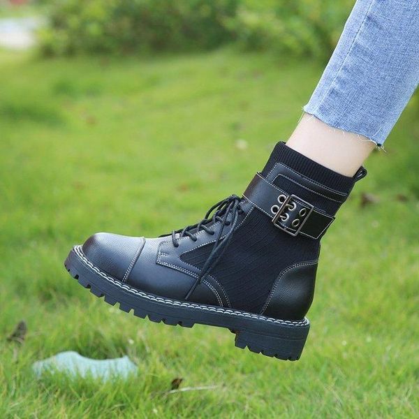 boots 2021 winter women platform fashion casual lace up ankle round toe snow shoes motorcycle kl492, Black
boots 2021 winter women platform fashion casual lace up ankle round toe snow shoes motorcycle kl492, Black