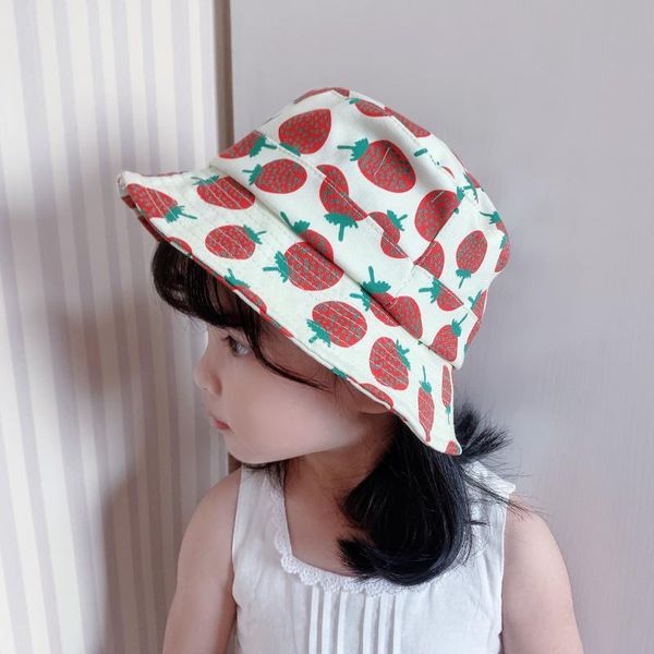 caps & hats 2021 children's spring cartoon strawberry bucket hat fisherman casual, Yellow
caps & hats 2021 children's spring cartoon strawberry bucket hat fisherman casual, Yellow