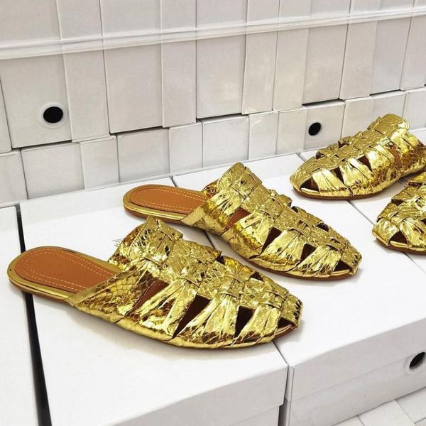 slippers square toe mules shoes women french golden half 2021 summer snakeskin genuine leather modern slides sandalias, Black
slippers square toe mules shoes women french golden half 2021 summer snakeskin genuine leather modern slides sandalias, Black