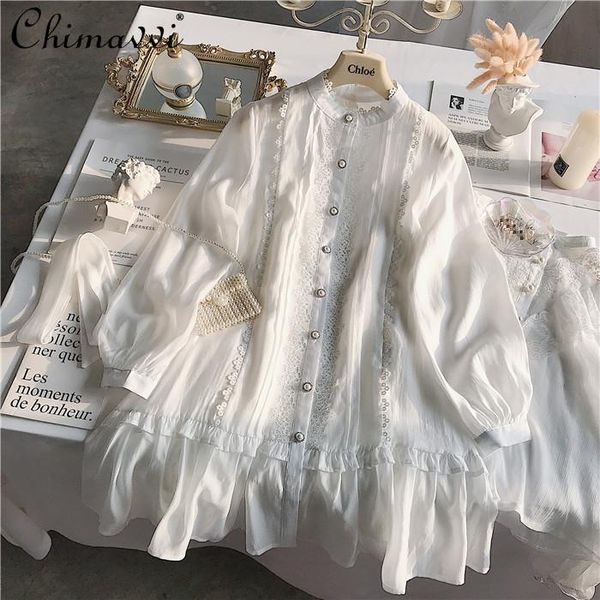 casual dresses gentle fairy style women round neck lace stitching hollow out loose dress long puff sleeve short white with belt, Black;gray
casual dresses gentle fairy style women round neck lace stitching hollow out loose dress long puff sleeve short white with belt, Black;gray
