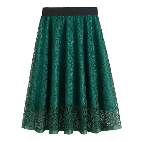 skirts women a-line knee-length empire lace solid gentle elegant office lady 2021 spring long skirt, Black
skirts women a-line knee-length empire lace solid gentle elegant office lady 2021 spring long skirt, Black