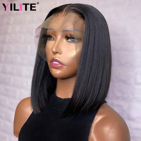 lace wigs brazilian human hair straight 13x6 frontal wig short bob for black women, Black;brown
lace wigs brazilian human hair straight 13x6 frontal wig short bob for black women, Black;brown