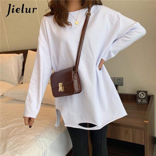 women's t-shirt white o-neck t shirt women solid color basic long sleeve tshirt camiseta mujer spring loose tee slim
women's t-shirt white o-neck t shirt women solid color basic long sleeve tshirt camiseta mujer spring loose tee slim