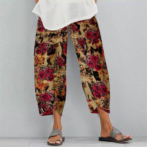 women's pants & capris boho vintage print women cotton linen wide leg pocket casual beach cropped plus size, Black;white
women's pants & capris boho vintage print women cotton linen wide leg pocket casual beach cropped plus size, Black;white