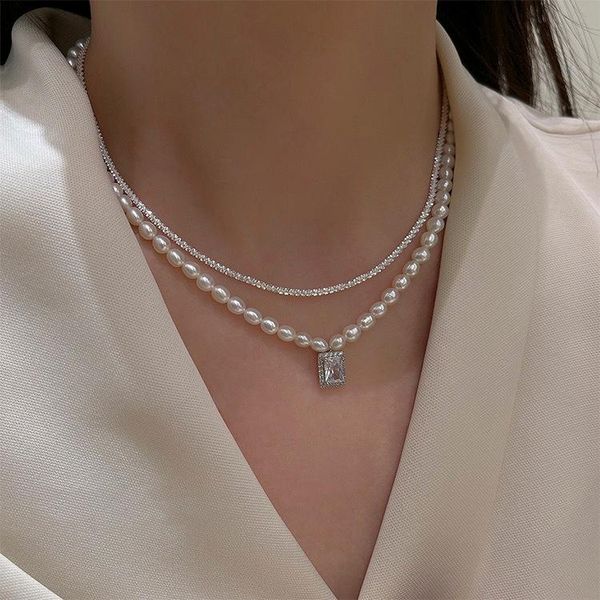 pendant necklaces bilandi trendy simulated pearl necklace sparkling chain crytal for elegant women jewelry girl gift, Silver
pendant necklaces bilandi trendy simulated pearl necklace sparkling chain crytal for elegant women jewelry girl gift, Silver
