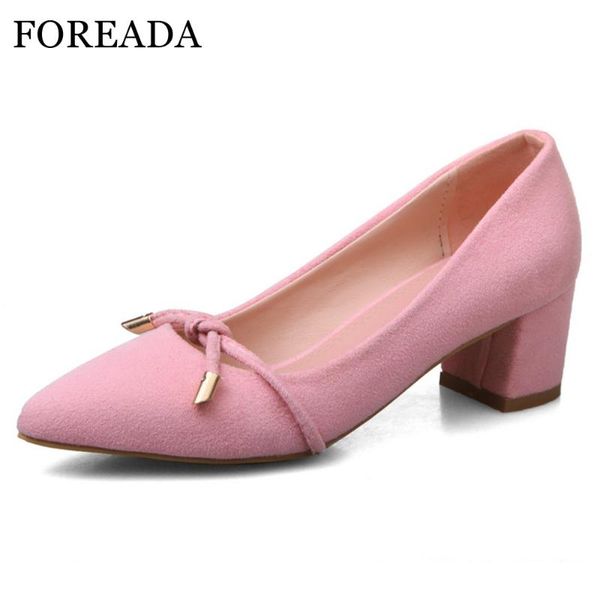 dress shoes foreada high heels women bow thick heel fashion pointed toe pumps lady spring footwear pink gray big size 33-43, Black
dress shoes foreada high heels women bow thick heel fashion pointed toe pumps lady spring footwear pink gray big size 33-43, Black