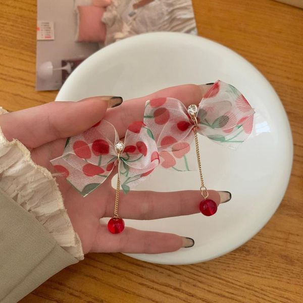 stud korea simple and sweet cherry mesh bowknot earrings fashion ball pendant earring jewelry women no pierced ear clip, Golden;silver
stud korea simple and sweet cherry mesh bowknot earrings fashion ball pendant earring jewelry women no pierced ear clip, Golden;silver