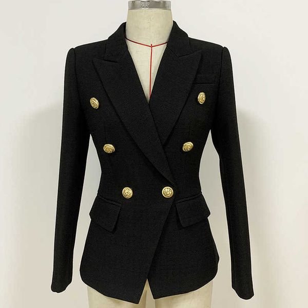temperament office professional suit jacket feminine autumn and winter metal double-breasted ladies blazer solid color 210527, White;black
temperament office professional suit jacket feminine autumn and winter metal double-breasted ladies blazer solid color 210527, White;black
