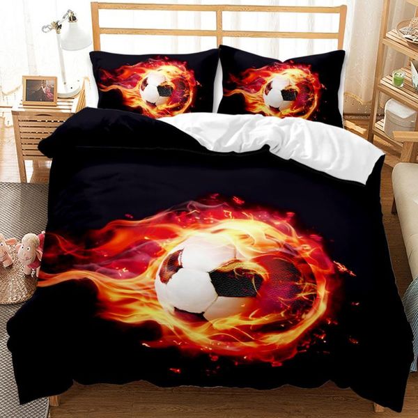 bedding sets soccer fire style set for bedroom soft comforter duvet cover bedspreads bed linen comefortable quilt pillowcase
bedding sets soccer fire style set for bedroom soft comforter duvet cover bedspreads bed linen comefortable quilt pillowcase
