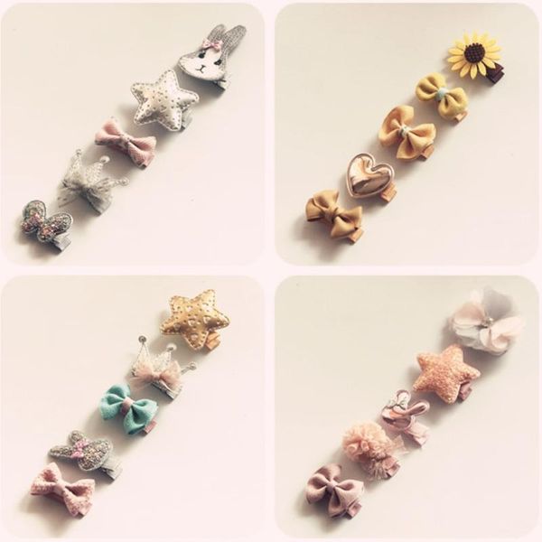 5 pcs/set girls cute flower cartoon bb hairpin children hair bows hair clips barrettes for baby children styling accessories, Slivery;white
5 pcs/set girls cute flower cartoon bb hairpin children hair bows hair clips barrettes for baby children styling accessories, Slivery;white