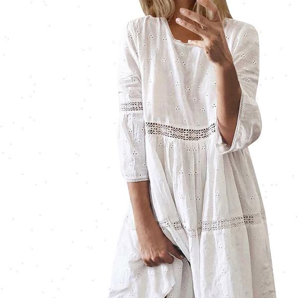 women boho solid crew neck dresses hollow out splice womens casual loose casual holiday dresses ladies girls 716, Black;gray
women boho solid crew neck dresses hollow out splice womens casual loose casual holiday dresses ladies girls 716, Black;gray