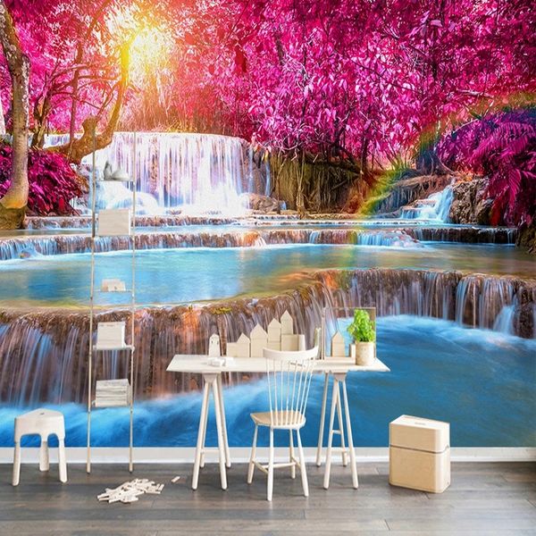 custom 3d wallpaper beautiful forest waterfall nature landscape murals living room bedroom backdrop home decor
custom 3d wallpaper beautiful forest waterfall nature landscape murals living room bedroom backdrop home decor