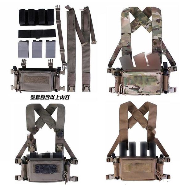 outdoor sports tactical d3crm 3 2.0 vest tactics hunting modular chest rig chest hanging, Camo;black
outdoor sports tactical d3crm 3 2.0 vest tactics hunting modular chest rig chest hanging, Camo;black