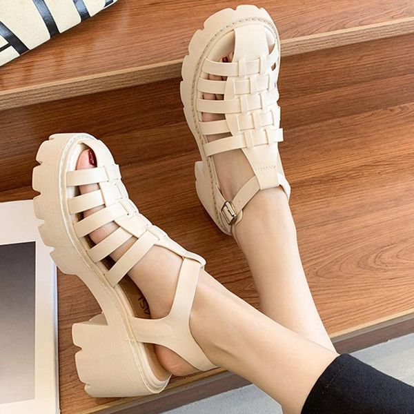 dress shoes summer women flat beach sandals ladies fashion roma weave hollow out casual thick bottom sandales hy168, Black
dress shoes summer women flat beach sandals ladies fashion roma weave hollow out casual thick bottom sandales hy168, Black