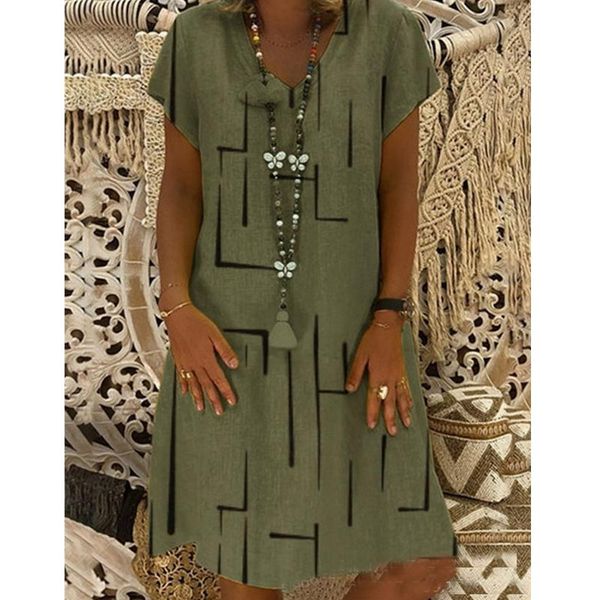 ethnic clothing wepbel casual loose summer dress plus size women beach style short sleeve printed v-neck s-5xl, Red
ethnic clothing wepbel casual loose summer dress plus size women beach style short sleeve printed v-neck s-5xl, Red