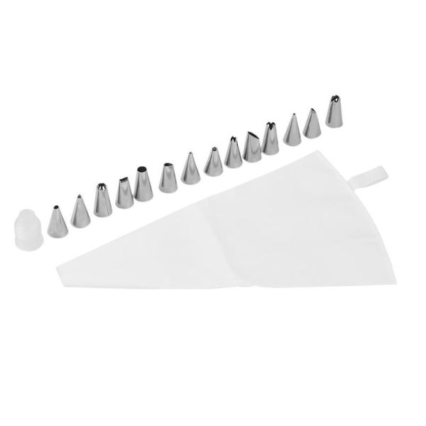 practical 16pcs/set diy 31cm length silicone ice piping cream pastry bag cake decorating squeeze cream cake baking tools
practical 16pcs/set diy 31cm length silicone ice piping cream pastry bag cake decorating squeeze cream cake baking tools
