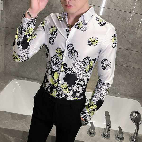Autumn 2021 Mode New Floral Shirt of Long Korean Fingerprint for Men Fine Tuning All Streetwear Shirts KQN3, Black;brown
Autumn 2021 Mode New Floral Shirt of Long Korean Fingerprint for Men Fine Tuning All Streetwear Shirts KQN3, Black;brown