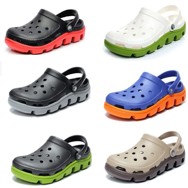 fashion sandals clogs soft bottom patchwork beach sandals men clog slippers women comfortable breathable eva shoes, Black
fashion sandals clogs soft bottom patchwork beach sandals men clog slippers women comfortable breathable eva shoes, Black