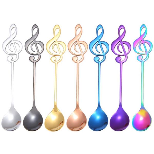 spoons 1pcs stainless steel spoon creative flatware music note milk coffee teaspoon ice cream candy accessories
spoons 1pcs stainless steel spoon creative flatware music note milk coffee teaspoon ice cream candy accessories