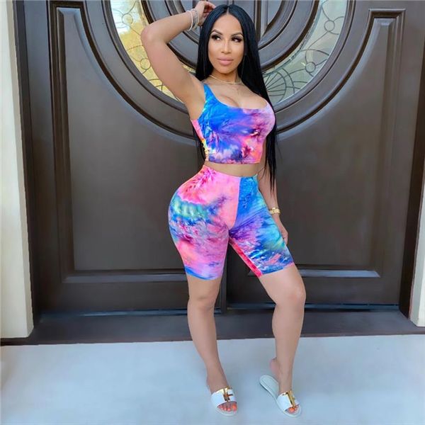 fashion tie dyeing womens tracksuits print vest shorts suit sportswear casual two piece set jogger tracksuit home outfits, Gray
fashion tie dyeing womens tracksuits print vest shorts suit sportswear casual two piece set jogger tracksuit home outfits, Gray