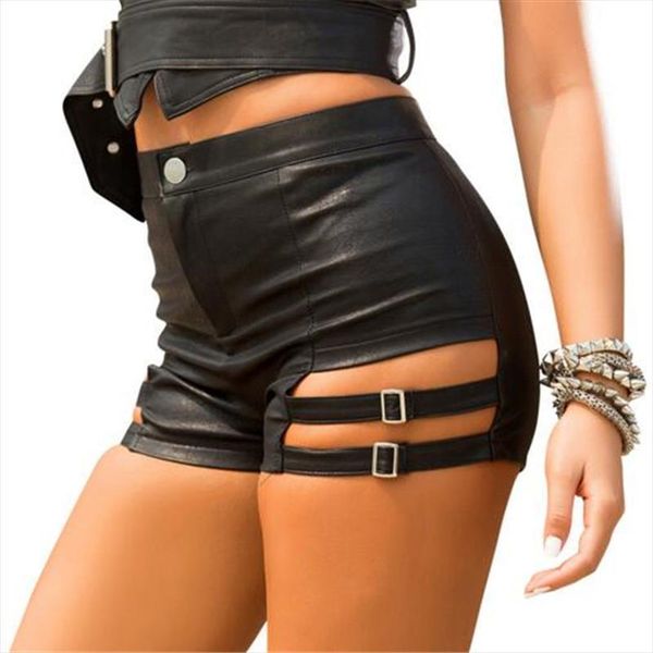 hollow bandage womens shorts faux leather black pu high waist pants club mini pantaloncini, White;black
hollow bandage womens shorts faux leather black pu high waist pants club mini pantaloncini, White;black