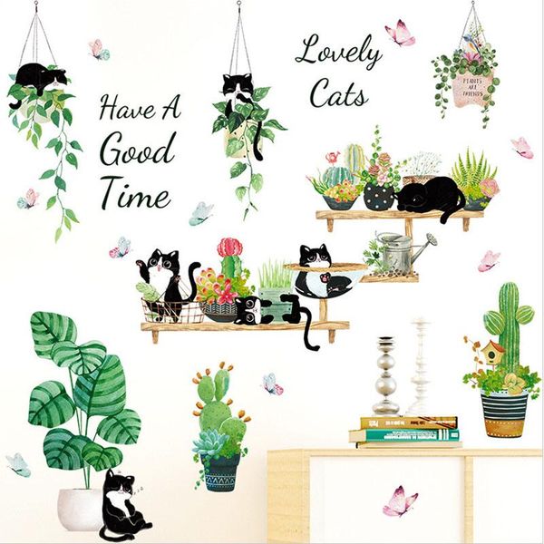wall stickers nordic green plants potted pendant cat living room kid's bedroom diy self-adhesive cartoon decals home decor
wall stickers nordic green plants potted pendant cat living room kid's bedroom diy self-adhesive cartoon decals home decor