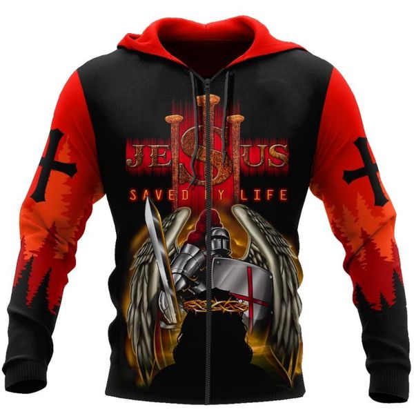 men's hoodies & sweatshirts jesus and knights templar 3d printed hoodie men sweatshirt streetwear zip pullover casual jacket tracksui, Black
men's hoodies & sweatshirts jesus and knights templar 3d printed hoodie men sweatshirt streetwear zip pullover casual jacket tracksui, Black